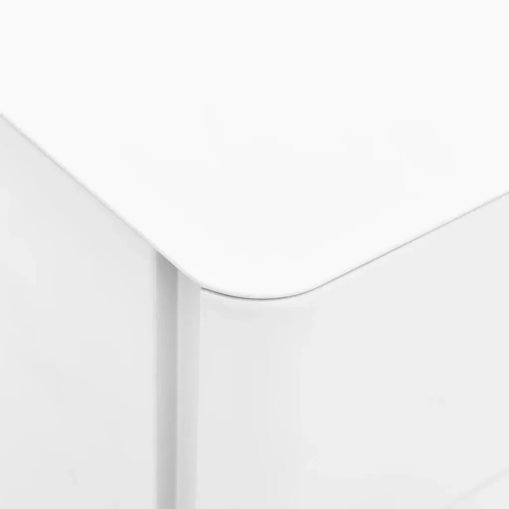 Mobile File Cabinet White 30x45x59 cm Steel Price