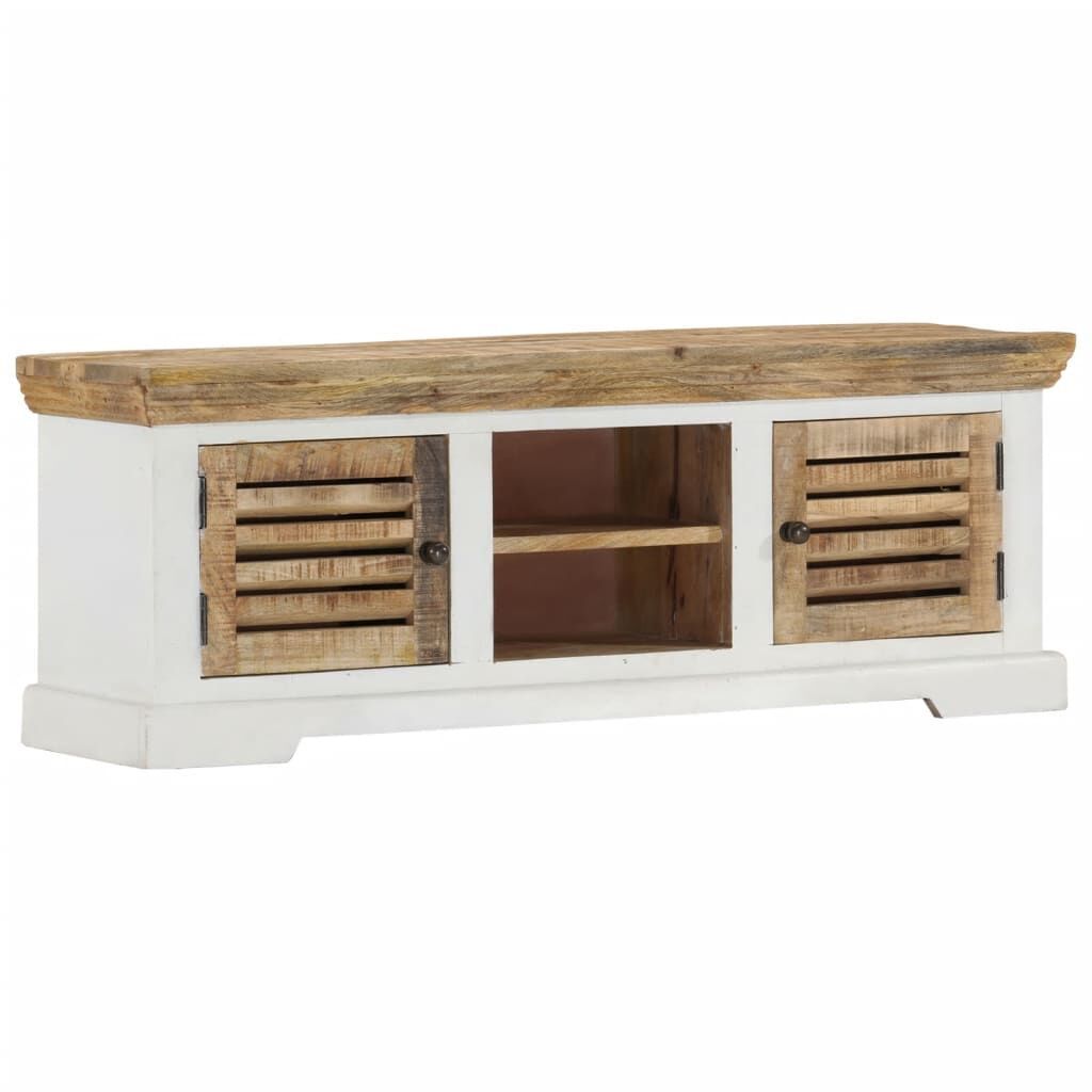TV Cabinet 110x30x40 cm Solid Wood Mango Price