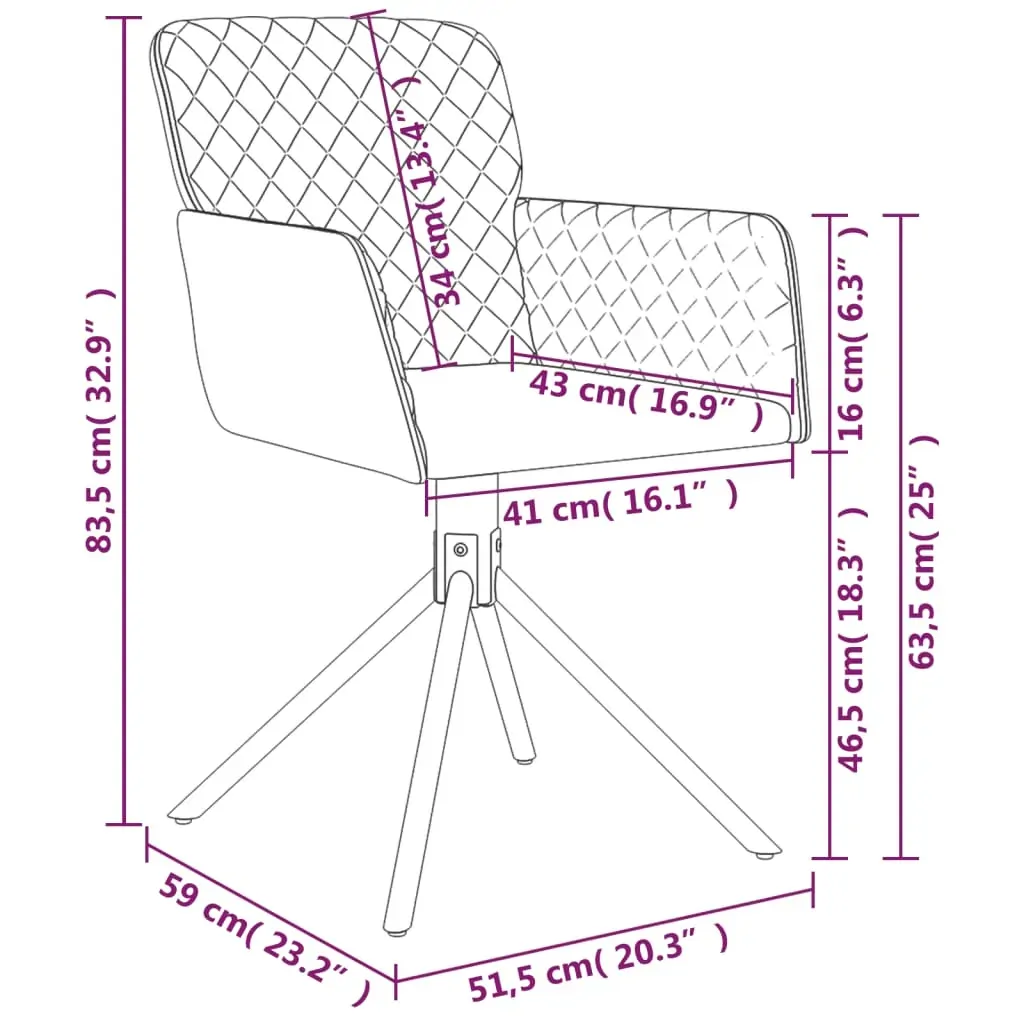 Swivel Dining Chairs 2 pcs Dark Grey Velvet Price