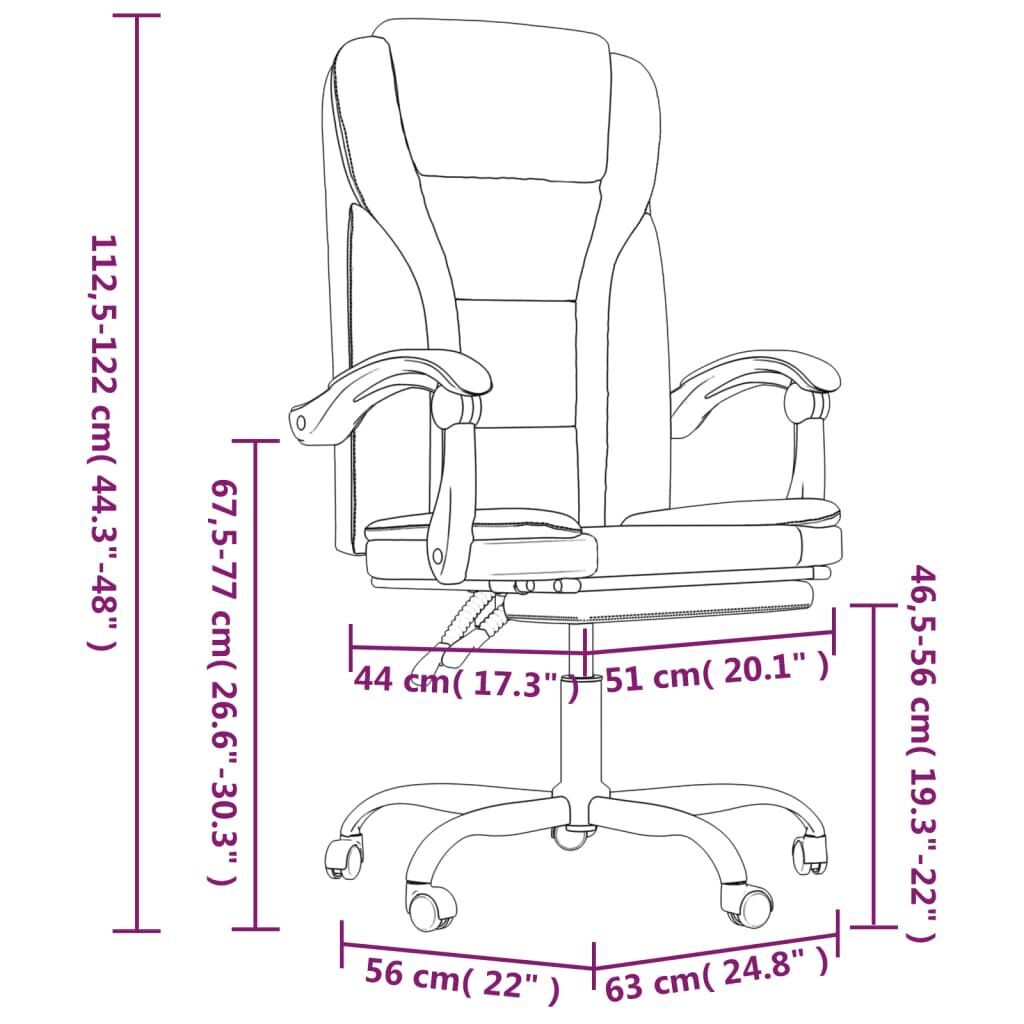 Reclining Office Chair Black Faux Leather Price