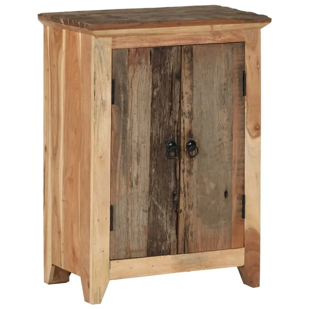 Sideboard 55x33x75 cm Solid Wood Acacia and Reclaimed Price