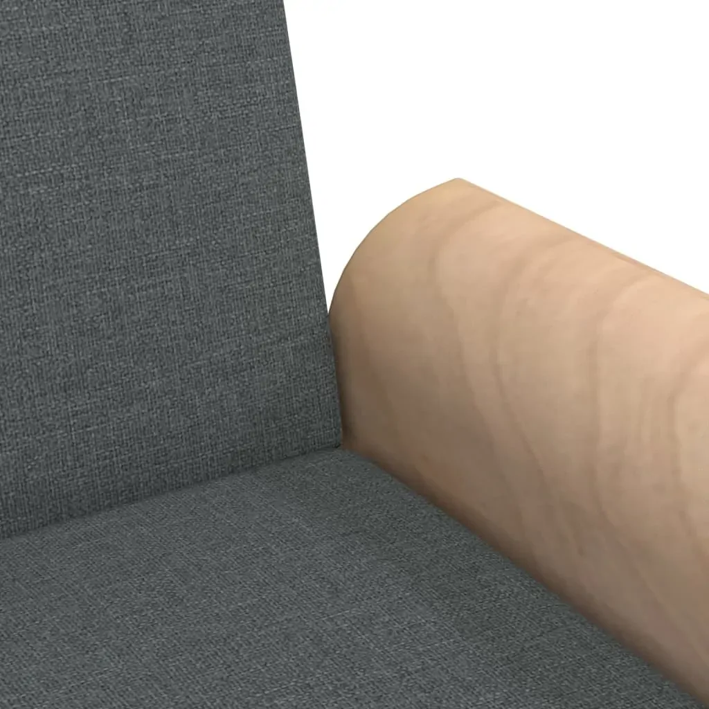 Sofa Bed with Armrests Dark Grey Fabric Price