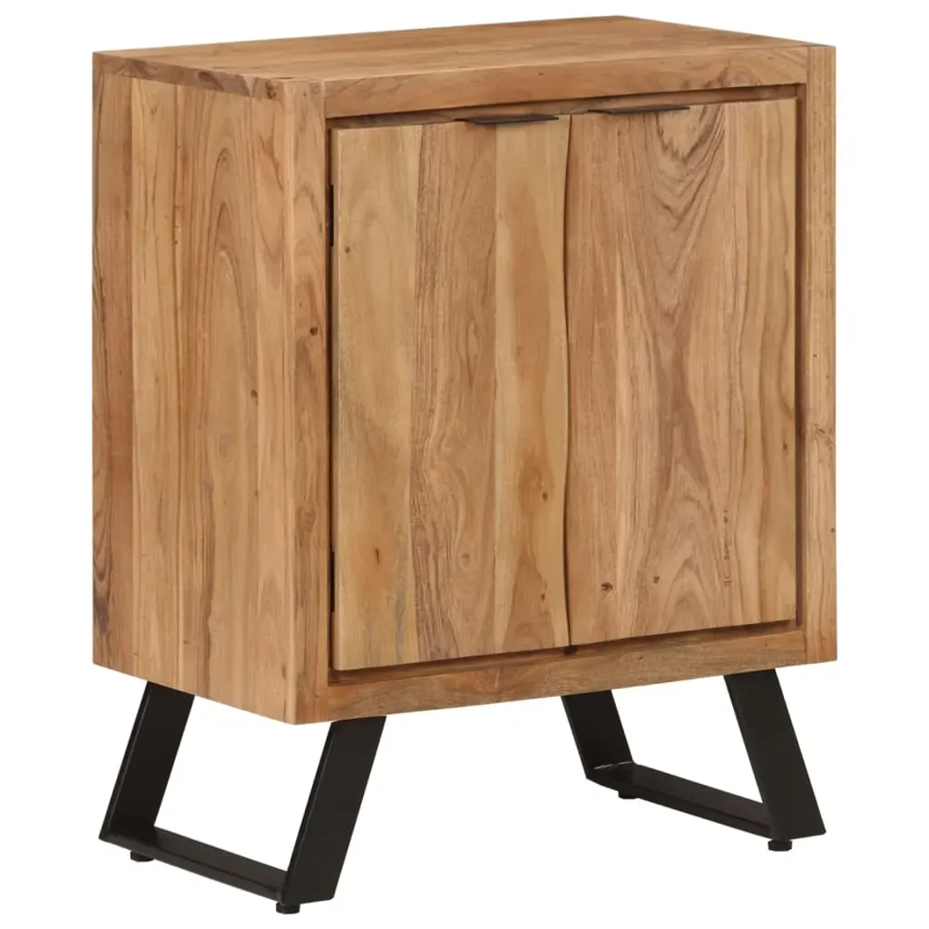Sideboard with 2 Doors 55x36x72 cm Solid Wood Acacia Price