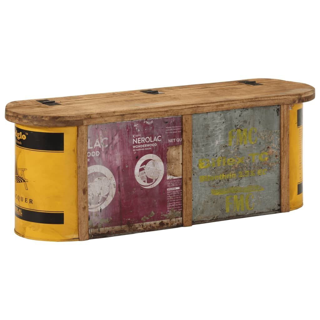 Storage Bench/Sideboard 120x30x40 cm Solid Wood Reclaimed Price