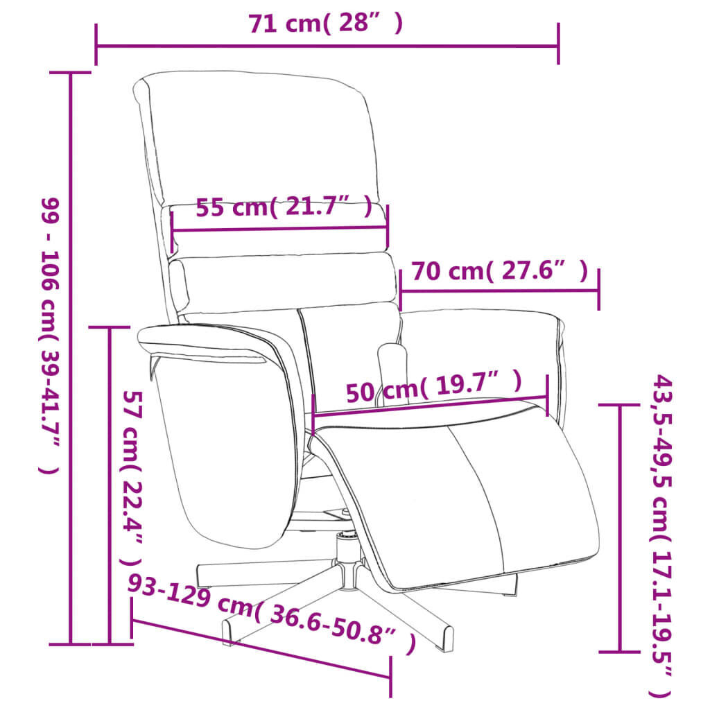 Massage Recliner Chair with Footrest Black Faux Leather Price