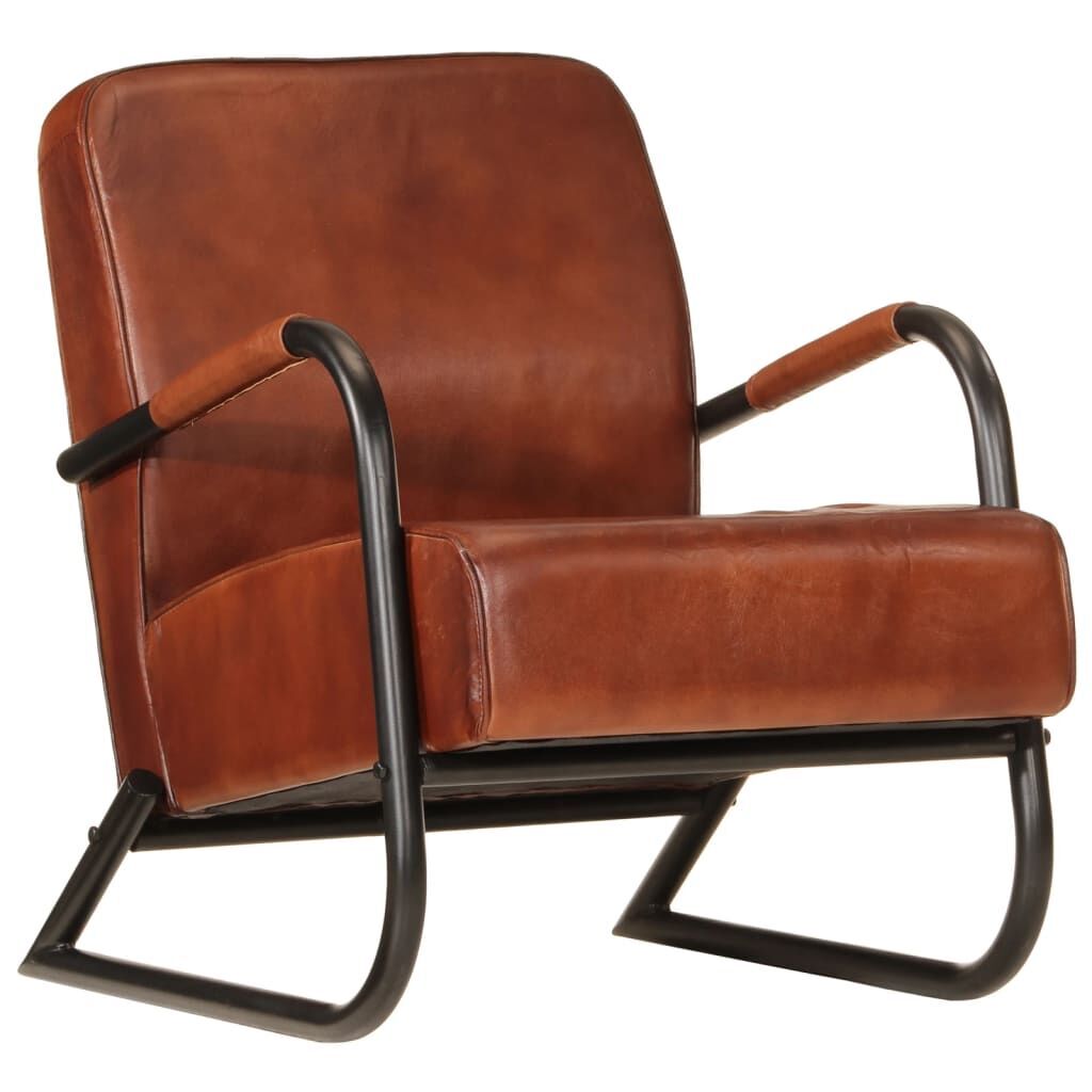 Sofa Chair Brown Real Leather Price