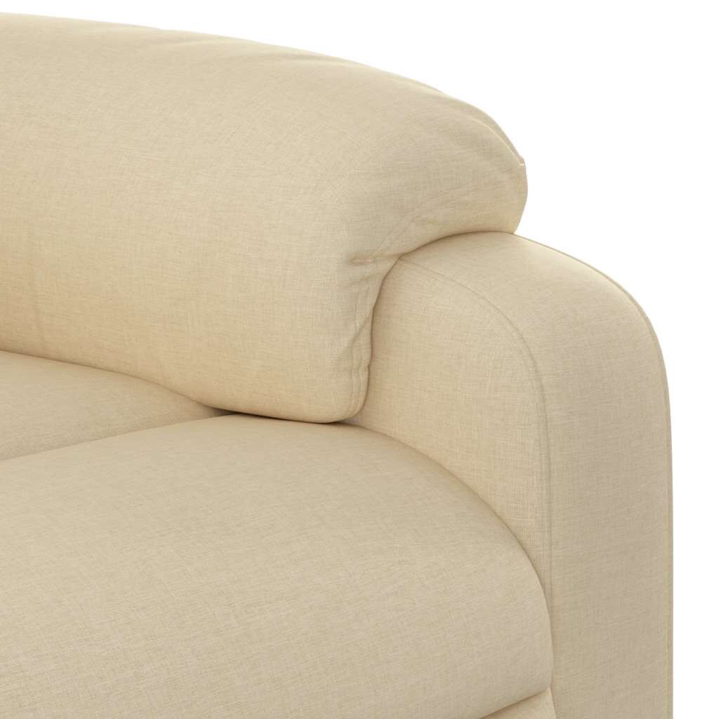 Massage Recliner Chair Cream Fabric Price