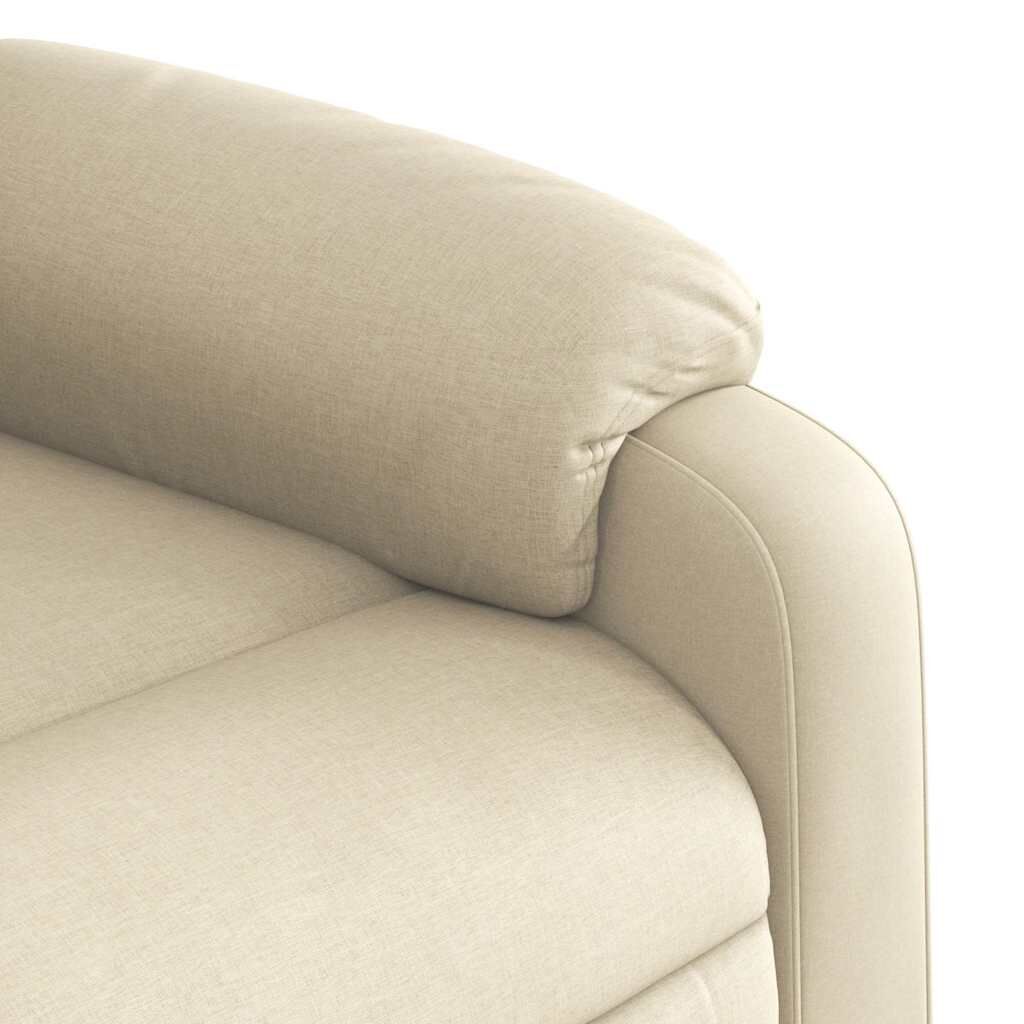 Massage Recliner Chair Cream Fabric Price