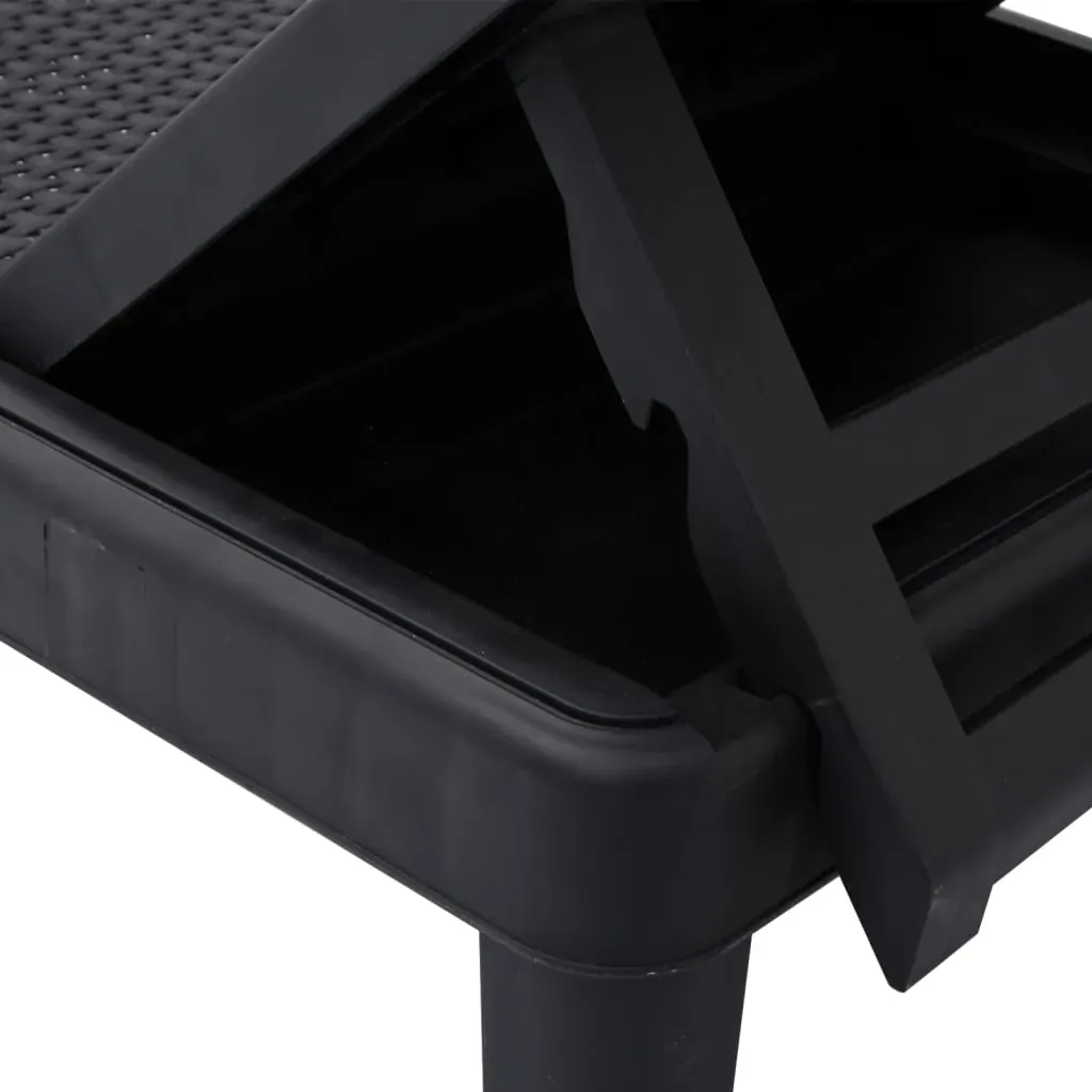 4-Way Height Adjustable Sun Lounger 155.5x57x28 cm Polypropylene Price
