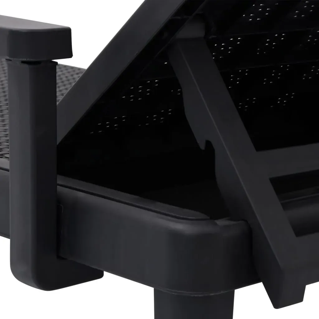 4-Way Height Adjustable Sun Lounger 155.5x57x28 cm Polypropylene Price