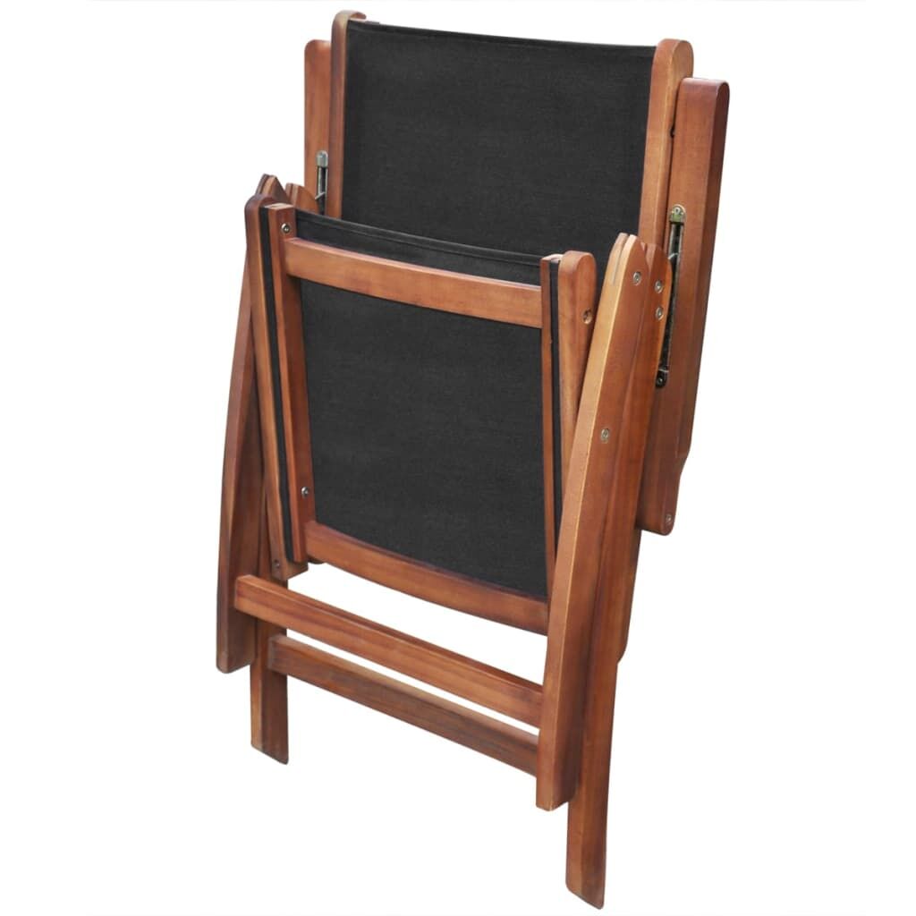 9 Piece Outdoor Dining Set with Cushions Solid Acacia Wood Price