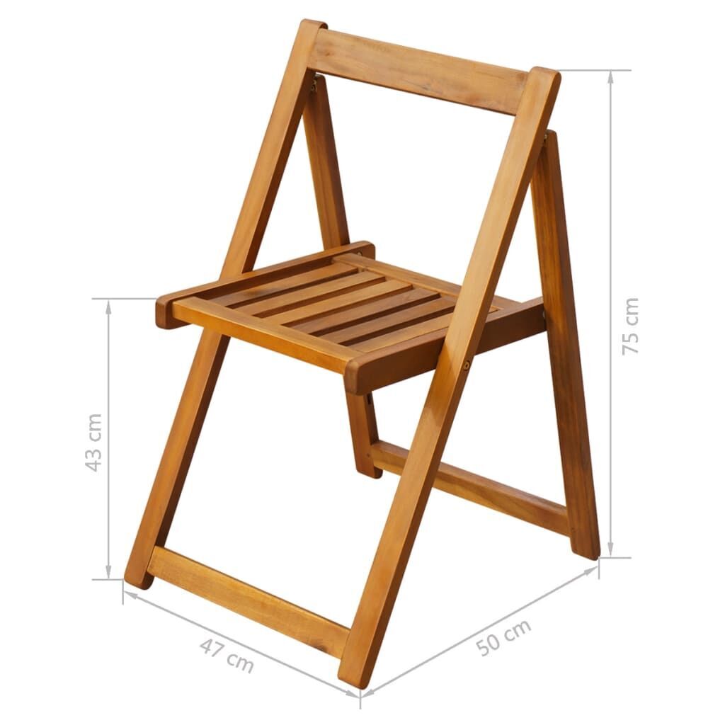 5 Piece Folding Outdoor Dining Set Solid Acacia Wood Price