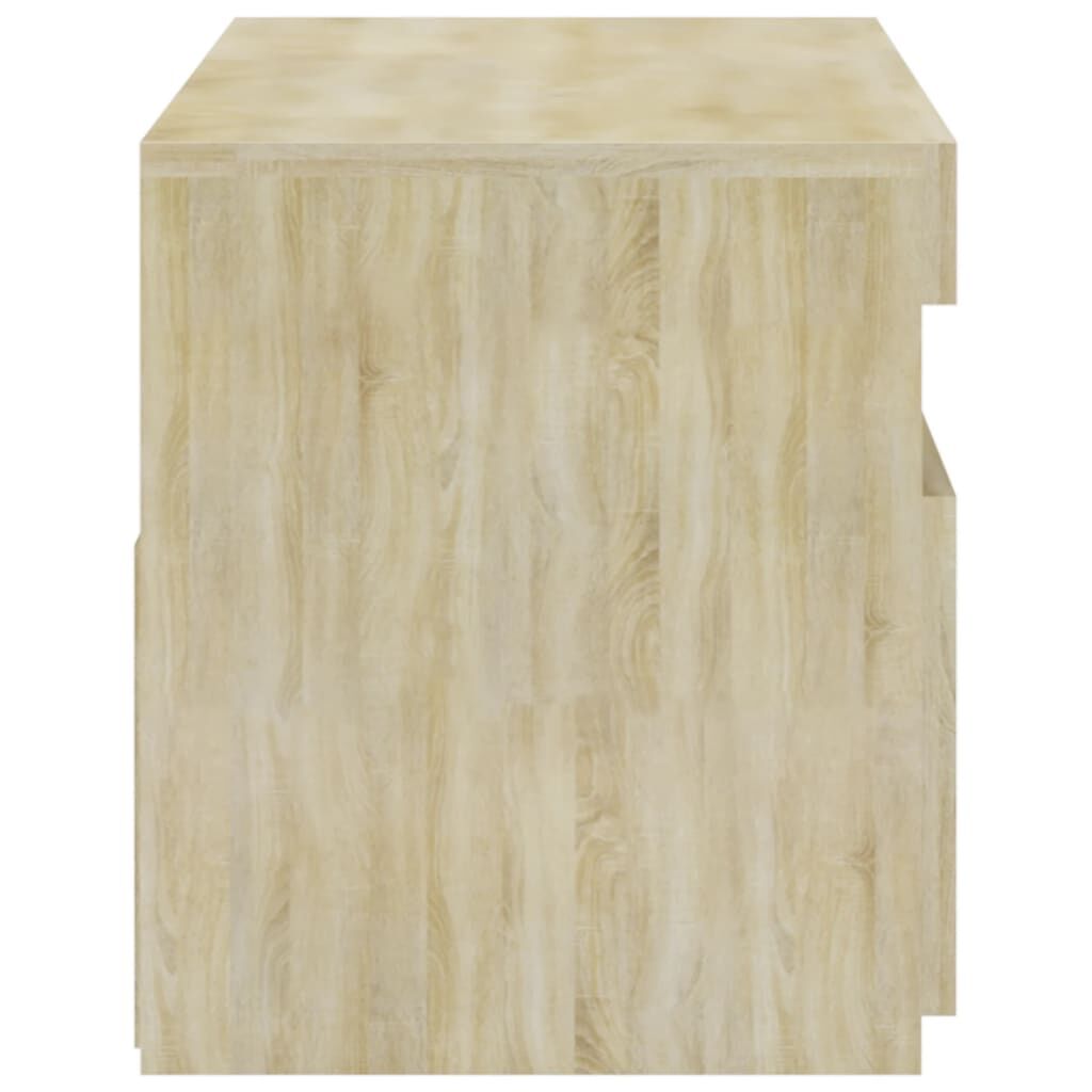 TV Cabinet with LED Lights Sonoma Oak 75x35x40 cm Price