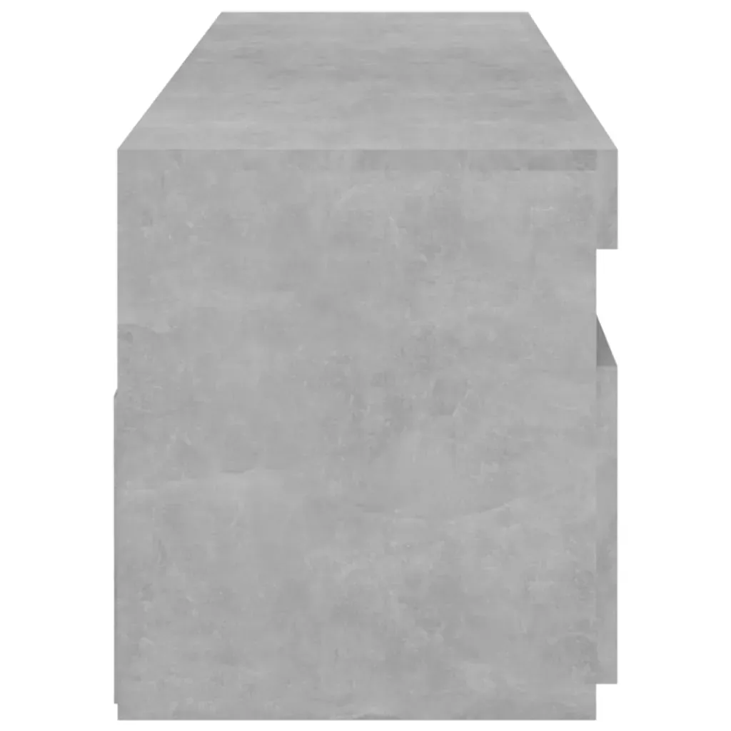 TV Cabinets 2 pcs with LED Lights Concrete Grey 75x35x40 cm Price