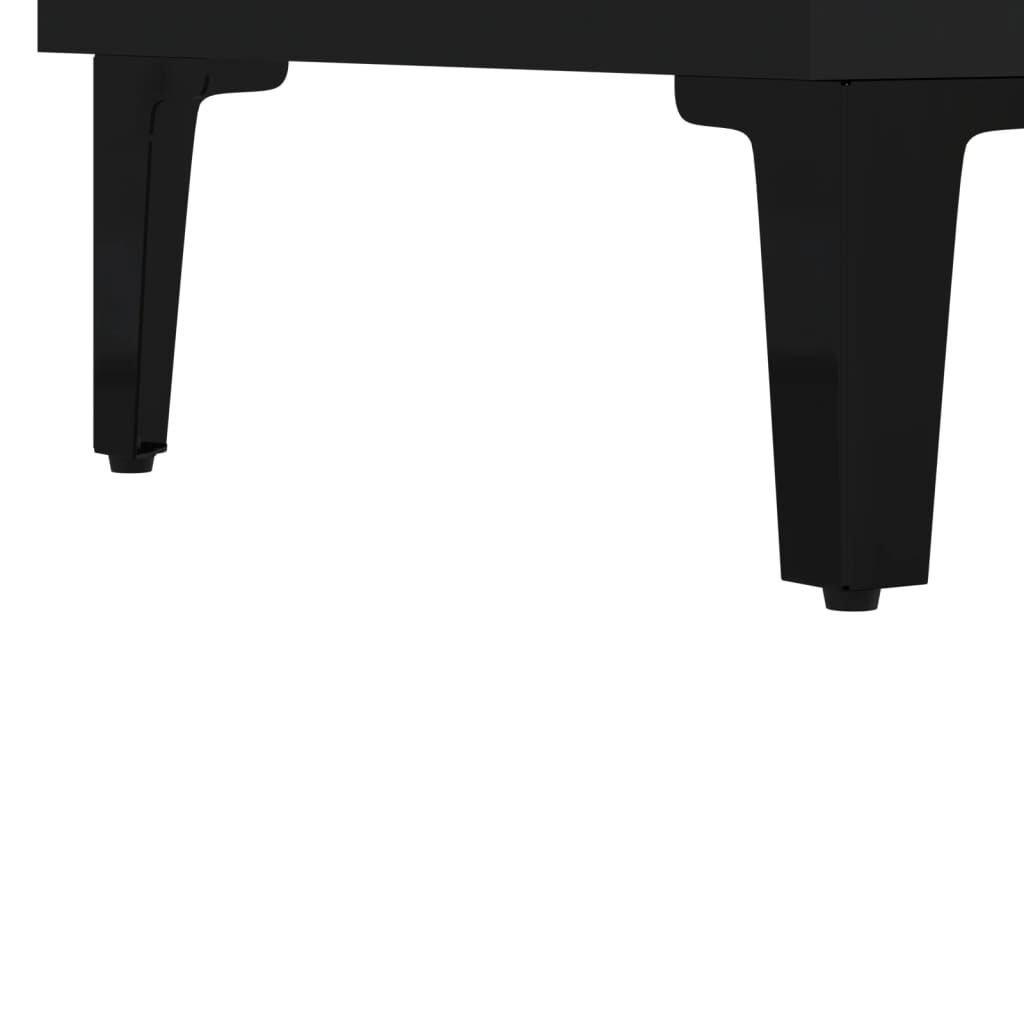 Sideboard Black 69.5x34x90 cm Engineered Wood Price