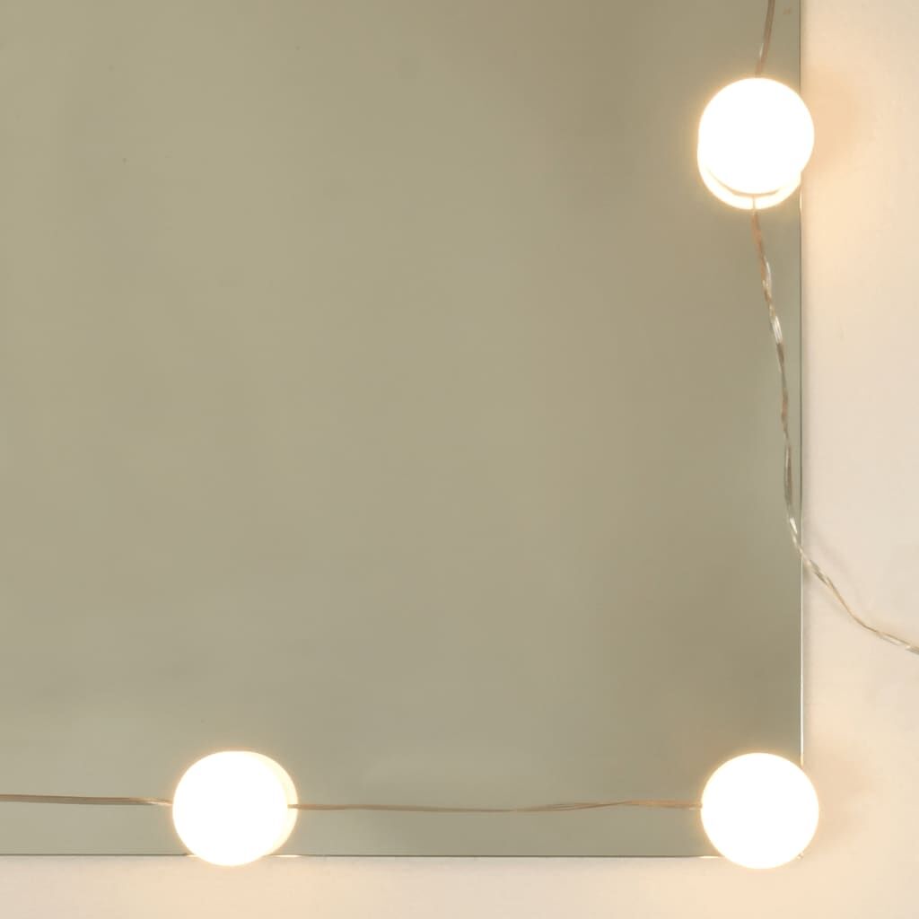 Mirror Cabinet with LED Black 60x31.5x62 cm Price
