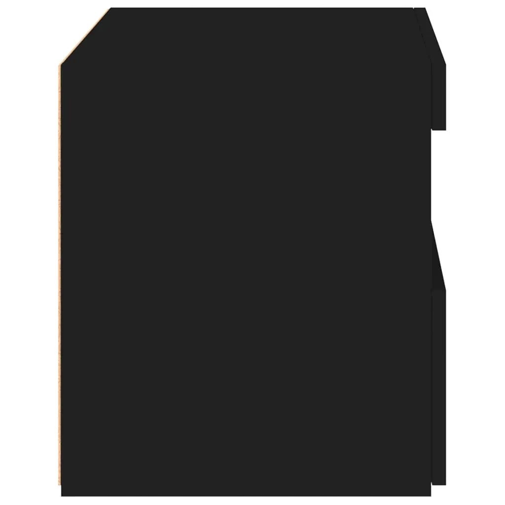 Bedside Cabinets with LED Lights 2 pcs Black 50x40x45 cm Price
