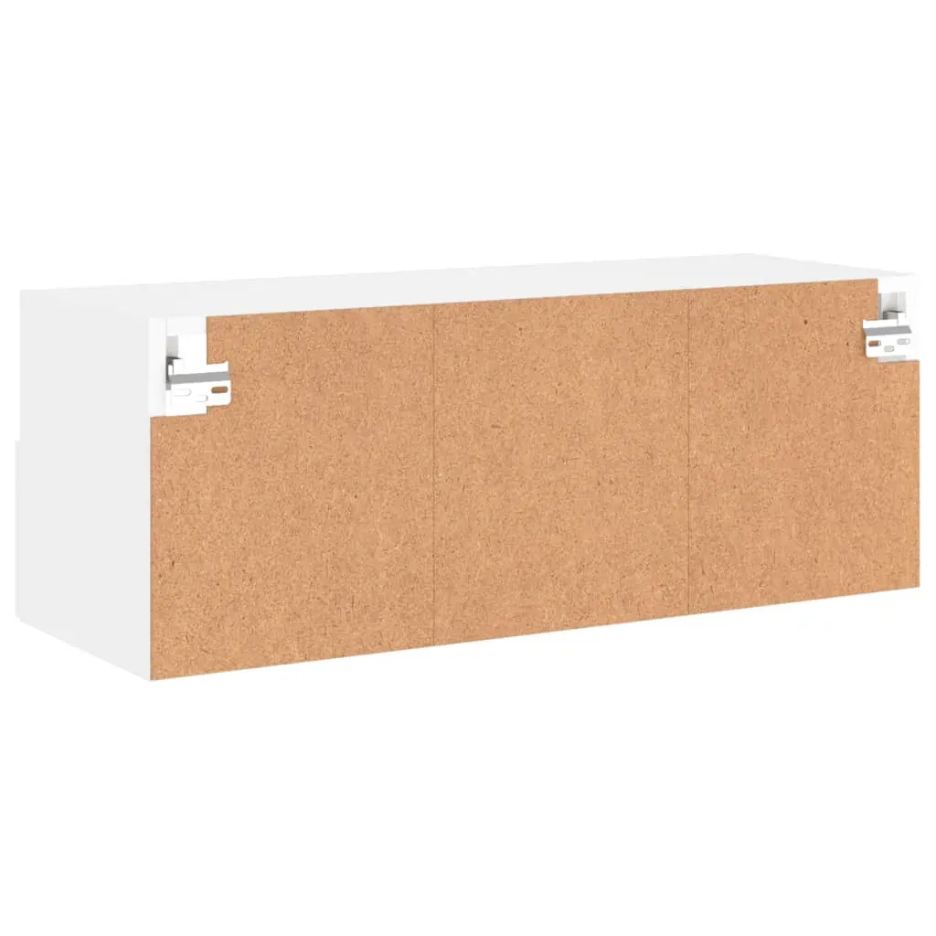 TV Wall Cabinet White 80x30x30 cm Engineered Wood Price