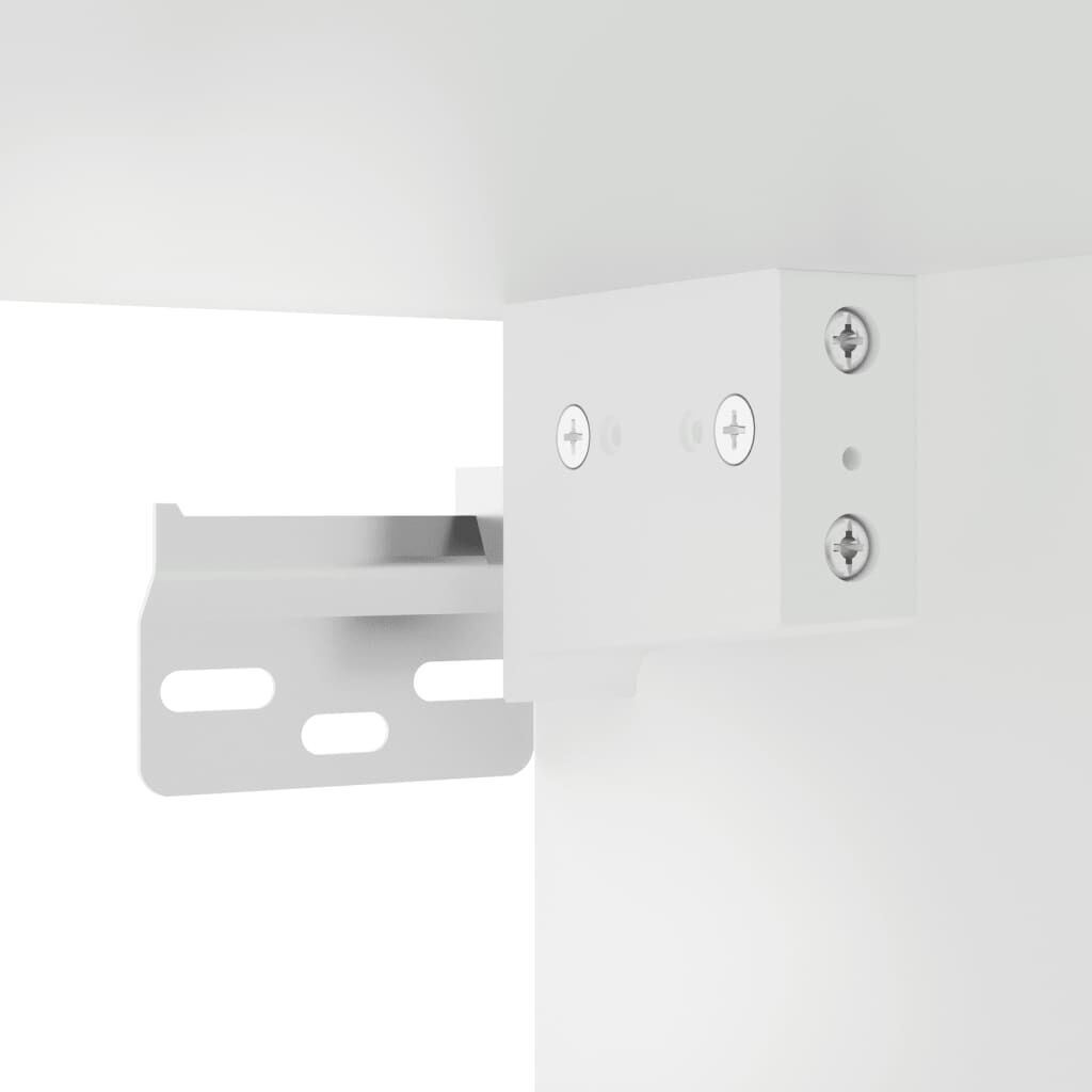 TV Wall Cabinets 2 pcs White 100x30x30 cm Engineered Wood Price