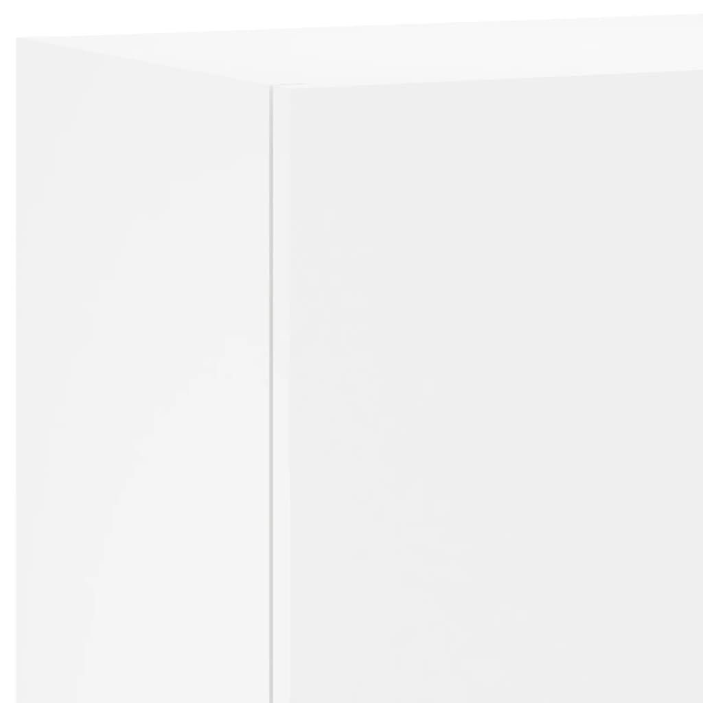 TV Wall Cabinet White 40.5x30x90 cm Engineered Wood Price