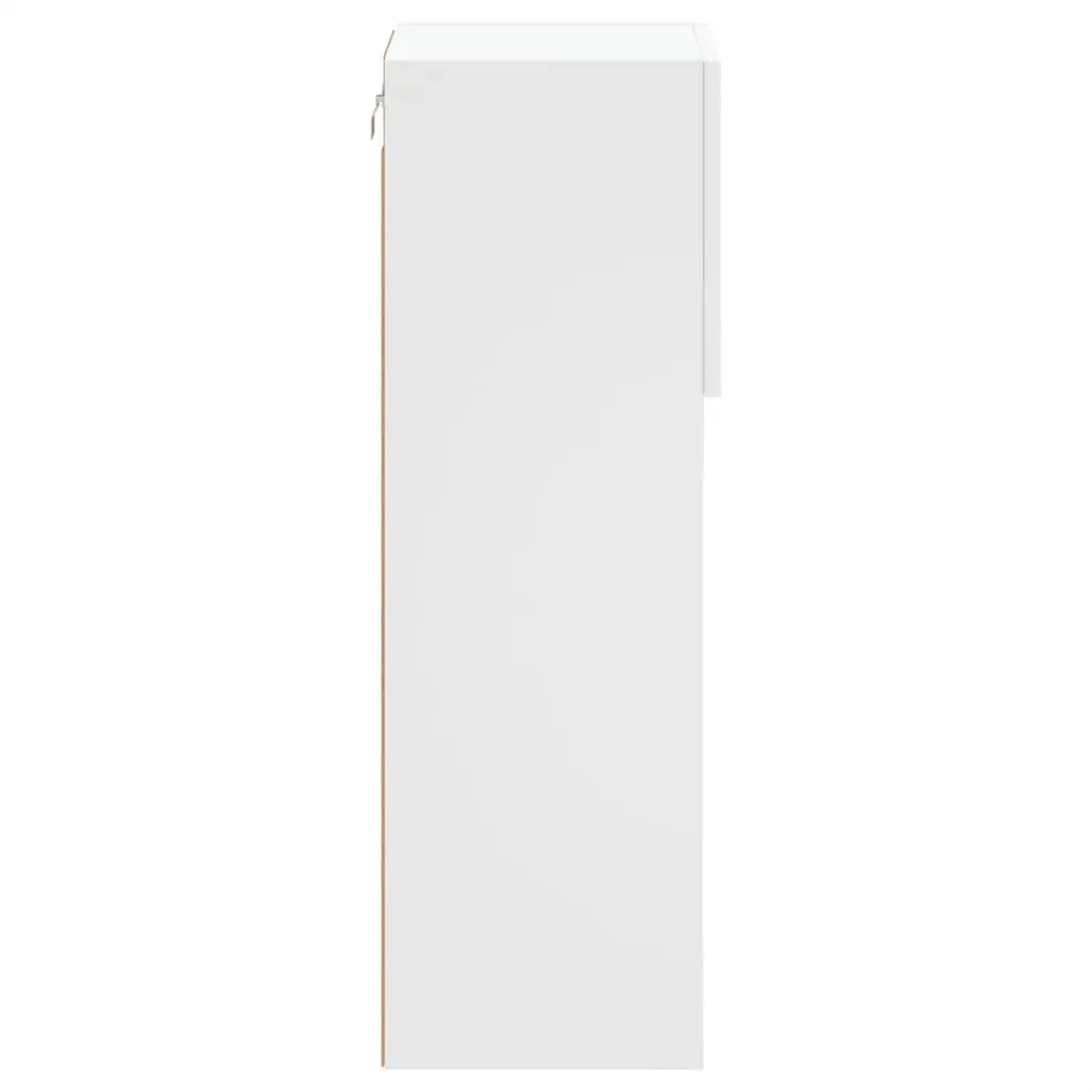 TV Cabinets with LED Lights 2 pcs White 30.5x30x90 cm Price
