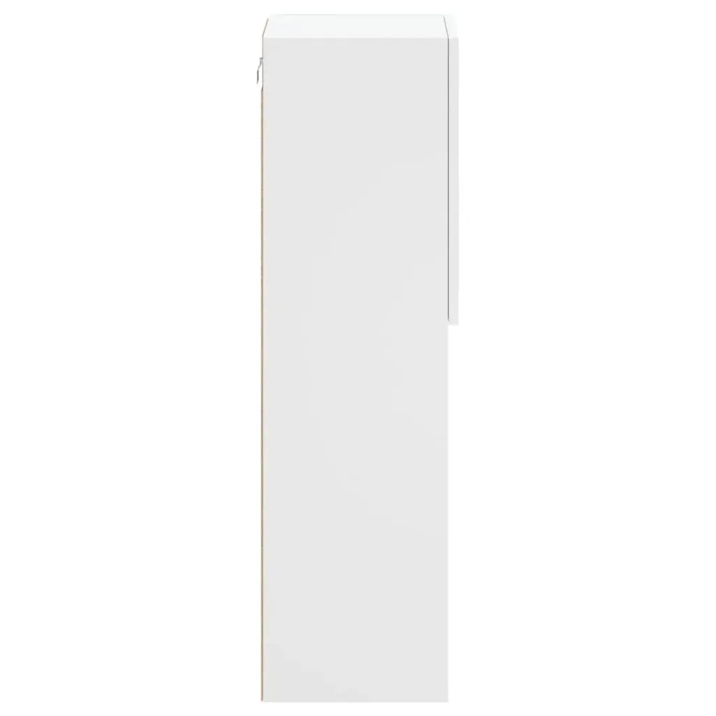 TV Cabinets with LED Lights 2 pcs White 30.5x30x102 cm Price