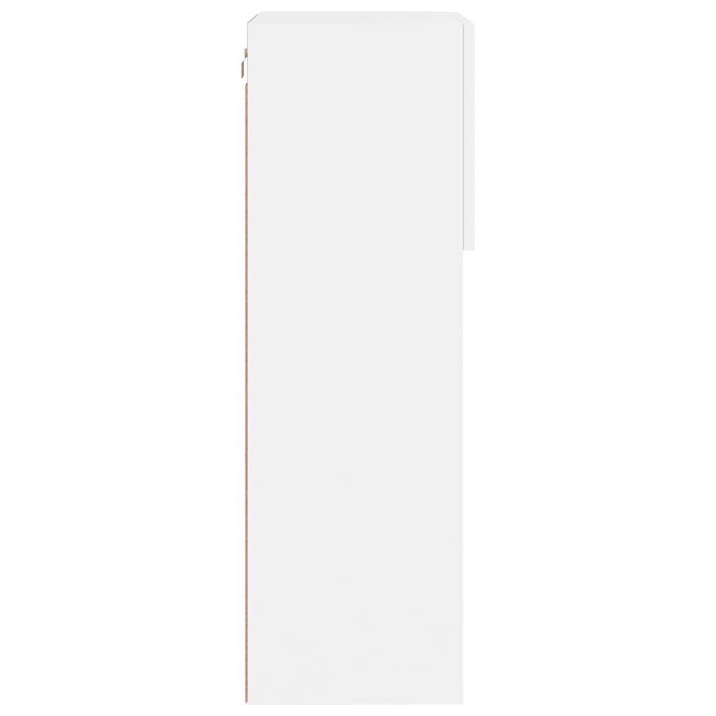 TV Cabinets with LED Lights 2 pcs White 40.5x30x90 cm Price