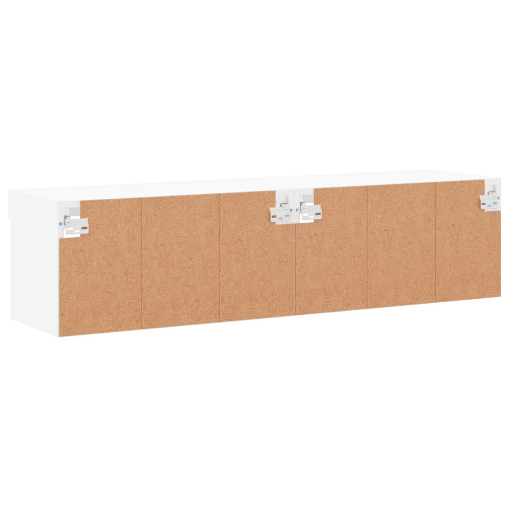 TV Cabinets with LED Lights 2 pcs White 60x30x30 cm Price