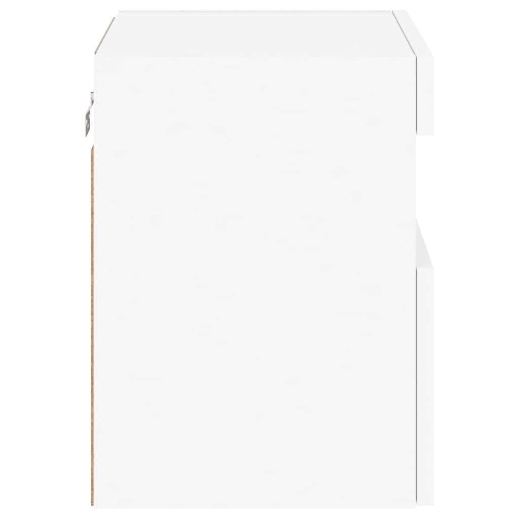 TV Wall Cabinets with LED Lights 2 pcs White 40x30x40 cm Price