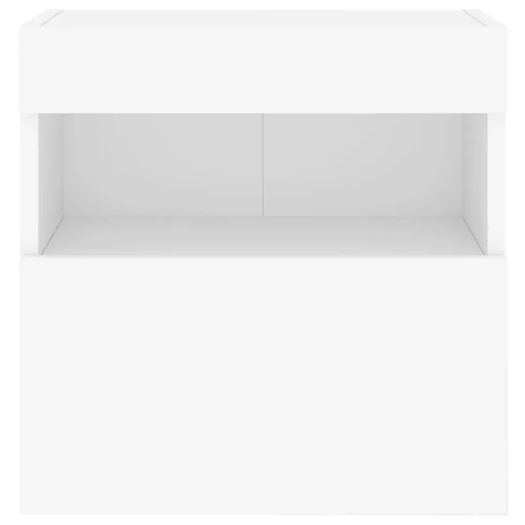 TV Wall Cabinets with LED Lights 2 pcs White 40x30x40 cm Price