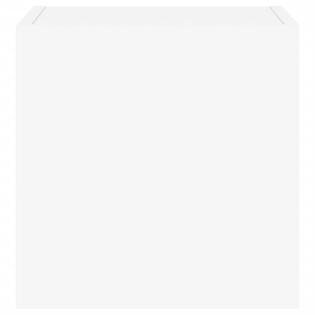 TV Wall Cabinets with LED Lights 2 pcs White 30.5x35x30 cm Price