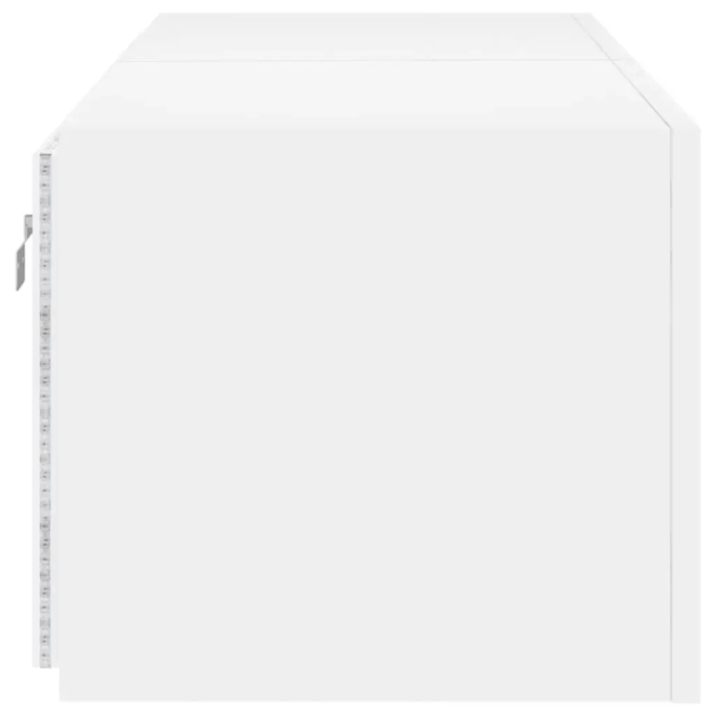 TV Wall Cabinets with LED Lights 2 pcs White 60x35x31 cm Price