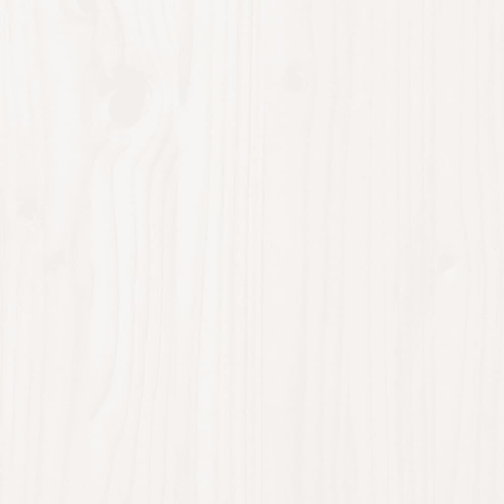 Garden Planter White 150x31x31 cm Solid Wood Pine Price