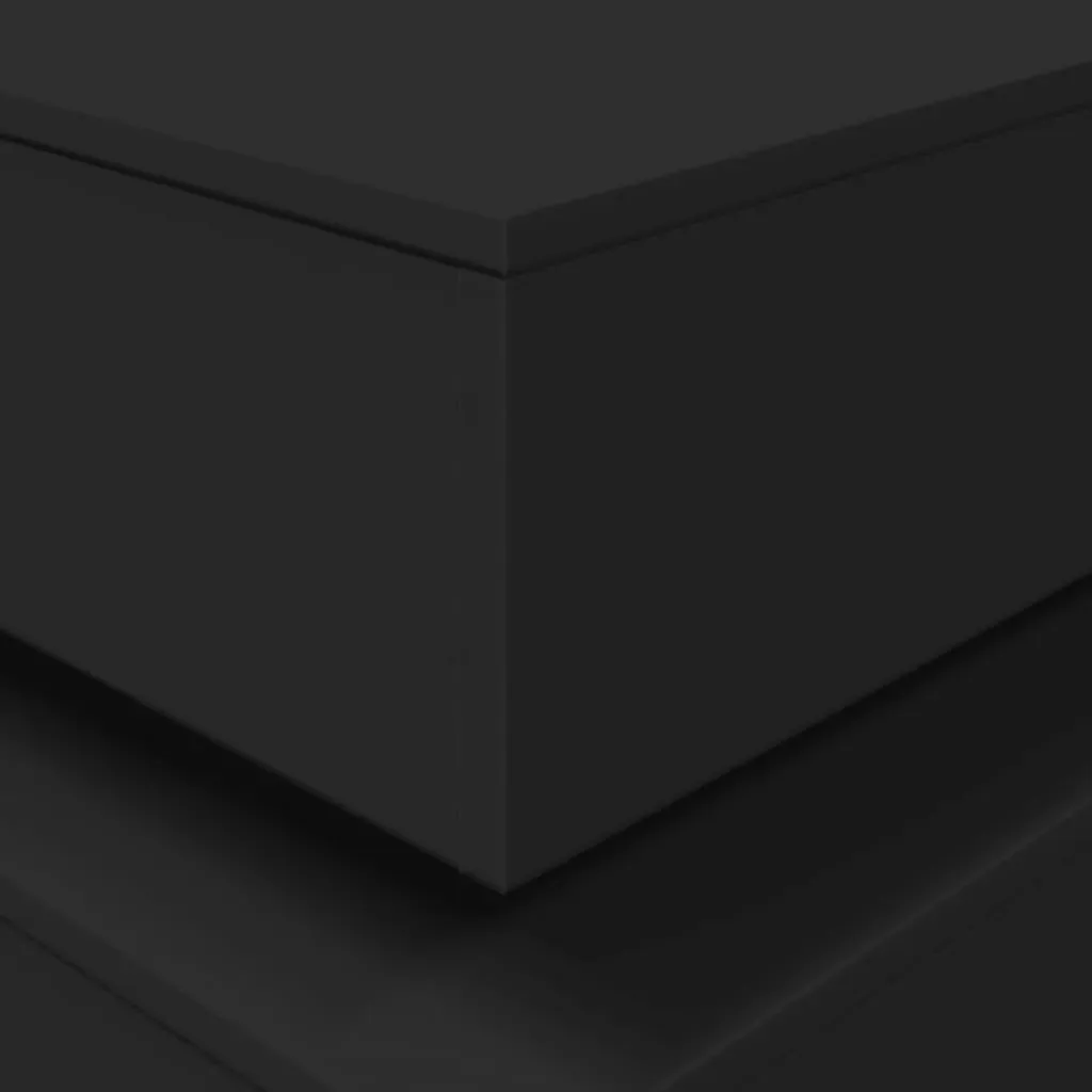 Coffee Table with LED Lights Black 90x50x40 cm Price