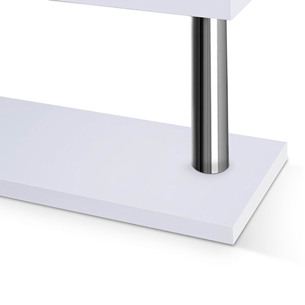 Computer Desk L-Shape Bookshelf White Price