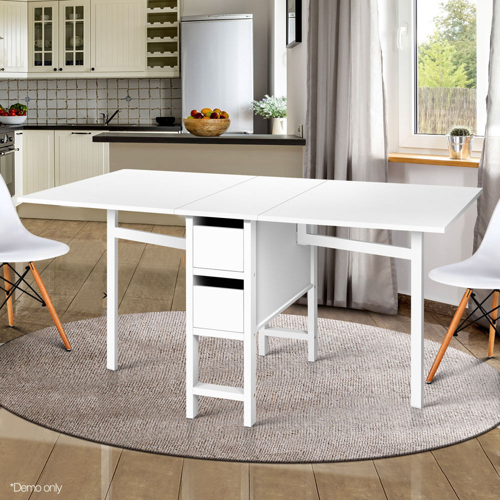 Dining Table Rectangular Extendable White Price