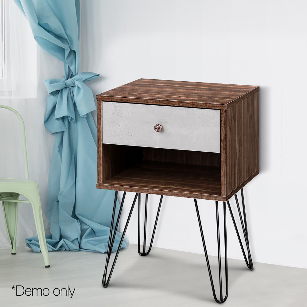Bedside Table 1 Drawers with Shelf - LARS Price