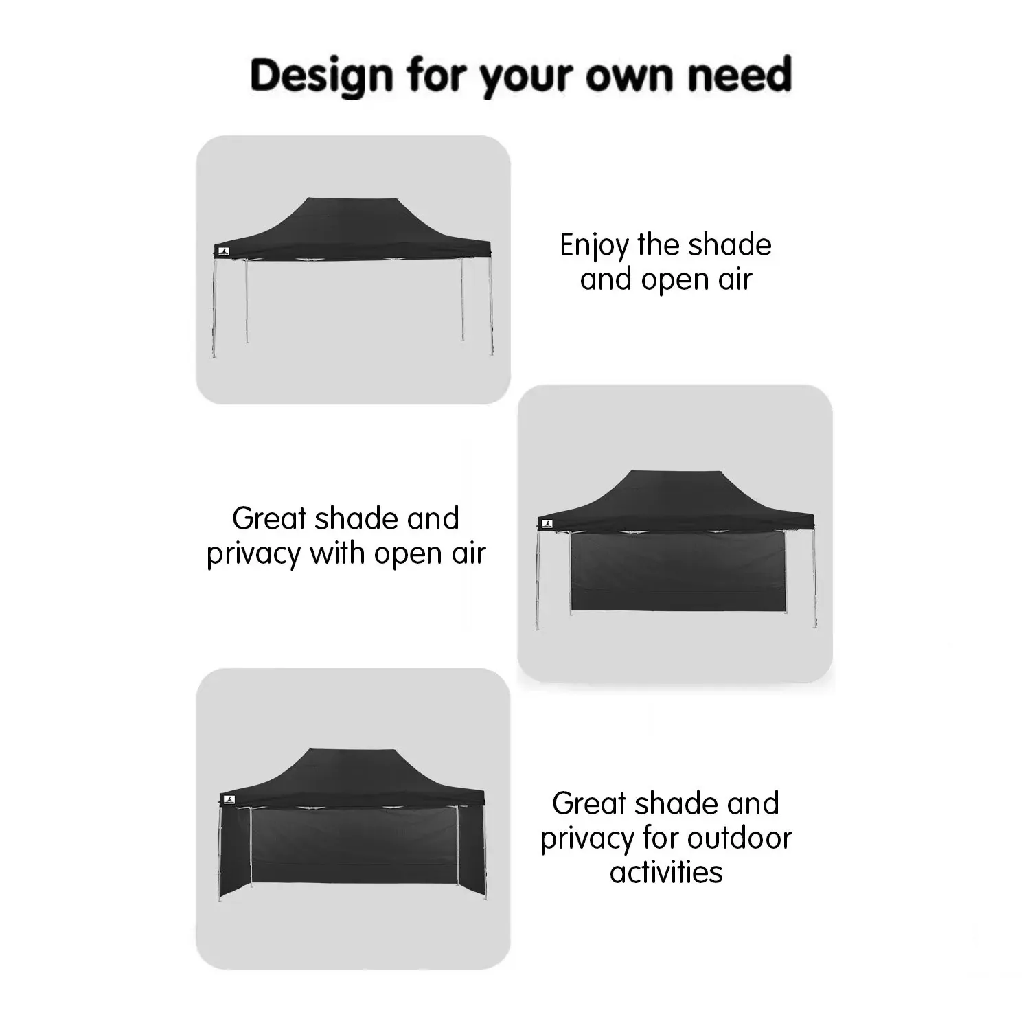 Gazebo Tent Marquee 3x4.5m PopUp Outdoor Wallaroo Price