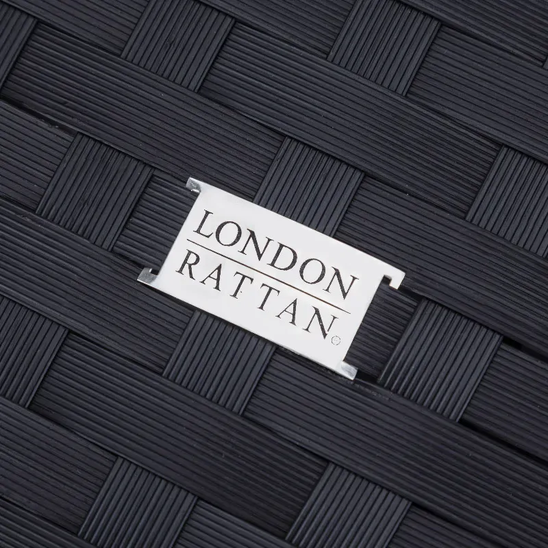 London Rattan Ottoman Outdoor Wicker Furniture Sofa Garden Lounge Foot Stool. Price