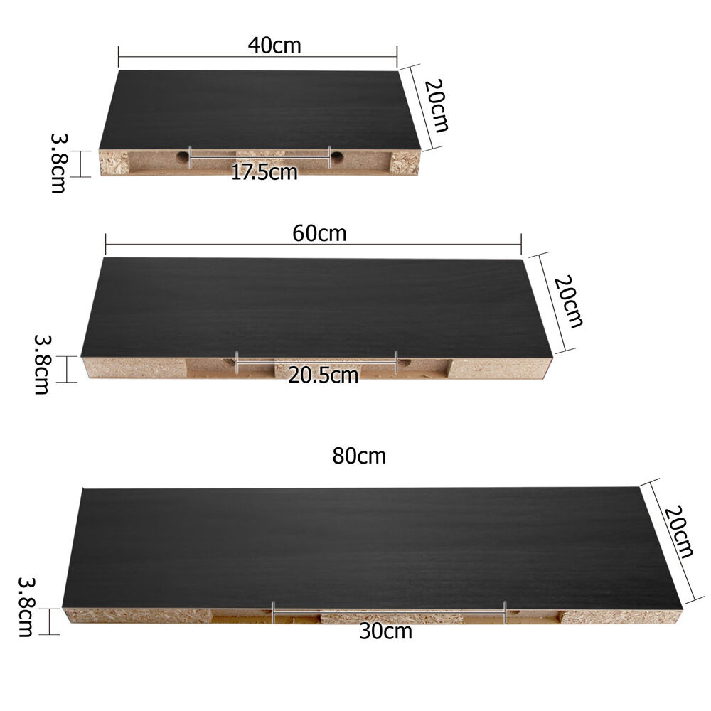3 Piece Floating Wall Shelves Price