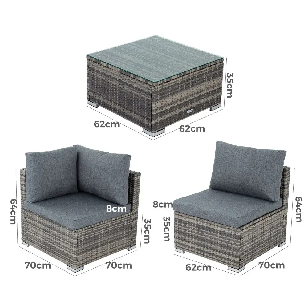 Modular Outdoor Wicker Lounge Set Price