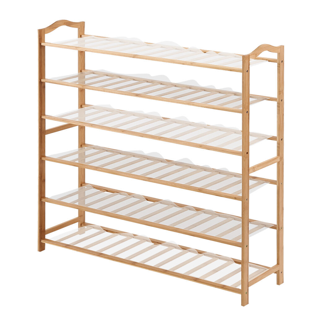 Bamboo Shoe Rack Storage Wooden - Model-2F02F4 Price