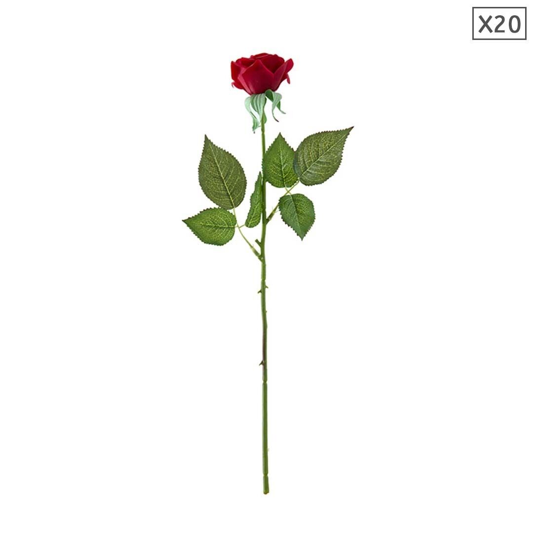 Artificial Silk Flower Fake Rose Bouquet Table Decor Price