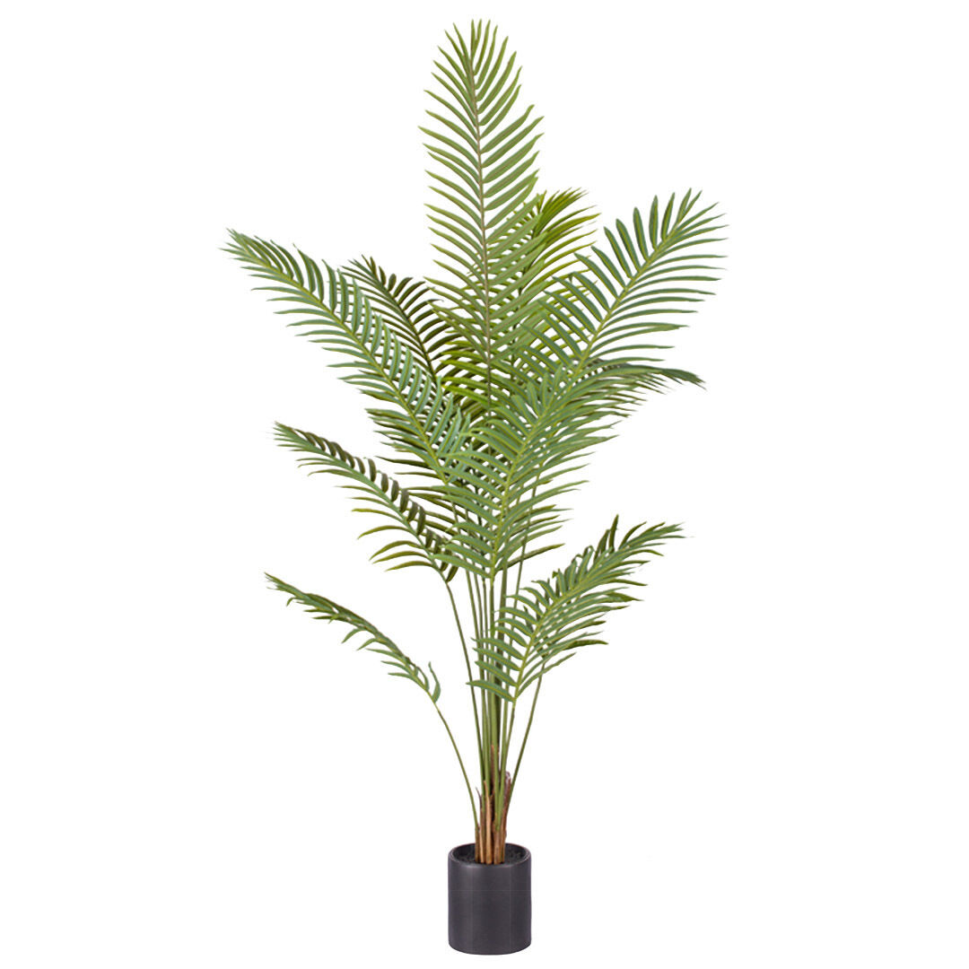 Green Artificial Indoor Rogue Areca Palm Tree Fake Tropical Plant Home Office Decor Price