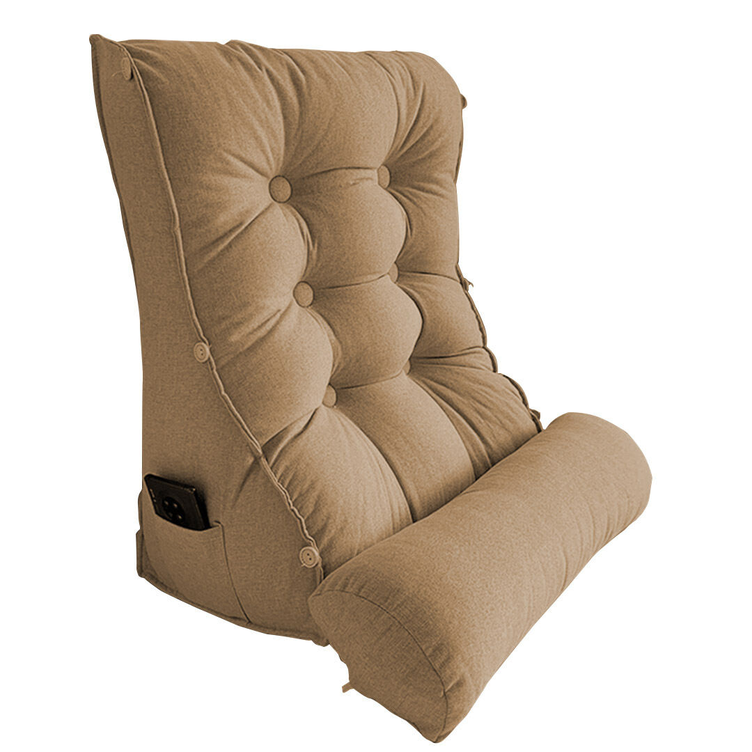 Triangular Wedge Lumbar Pillow Headboard Backrest Sofa Bed Cushion Home Decor Price