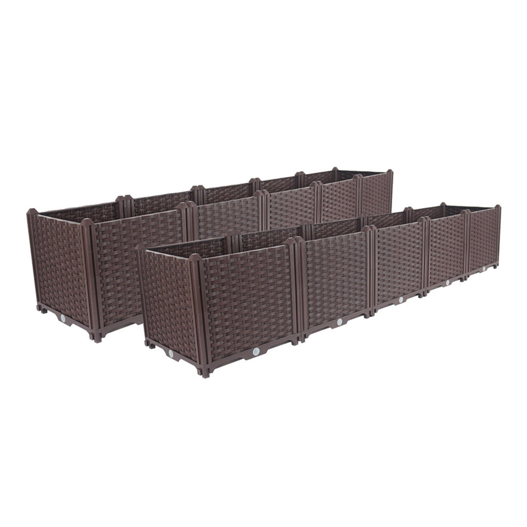 Elevated Raised Garden Bed Plants Vegetable Herb Flower Outdoor Plastic Planter Box Price