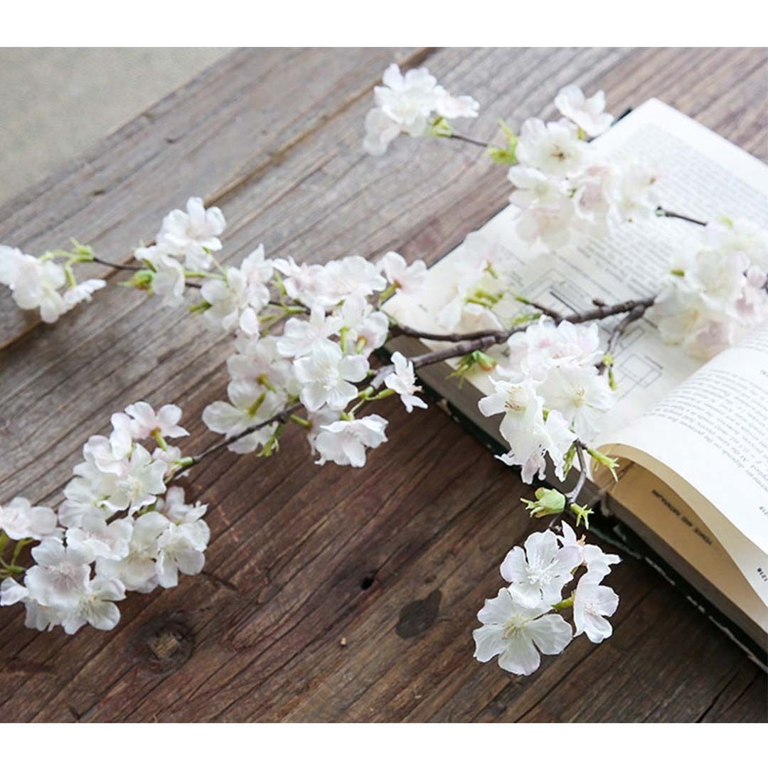 51cm Glass Tall Floor Vase and 10pcs White Artificial Fake Flower Set Price