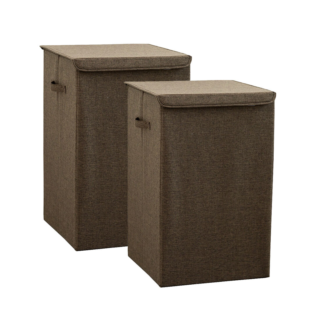 Collapsible Laundry Hamper Storage Box Foldable Canvas Basket Home Organiser Decor Price