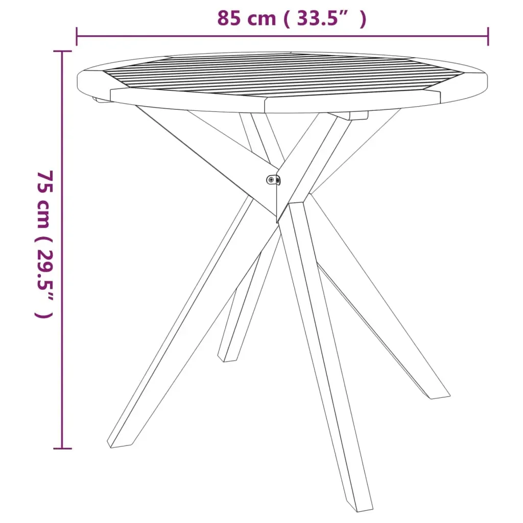 Garden Dining Set Solid Wood Acacia Price