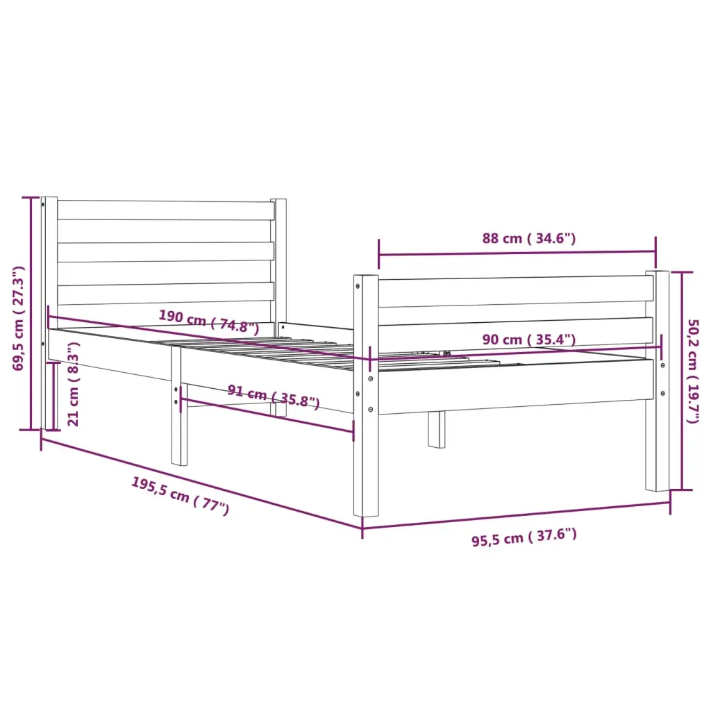 Anthem Bed Frame Solid Wood Price